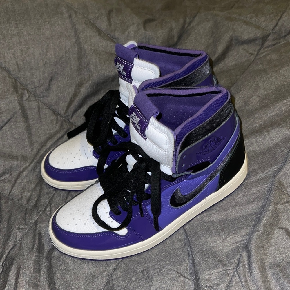 Air Jordan 1s ZOOM CFMT “PURPLE PATENT”